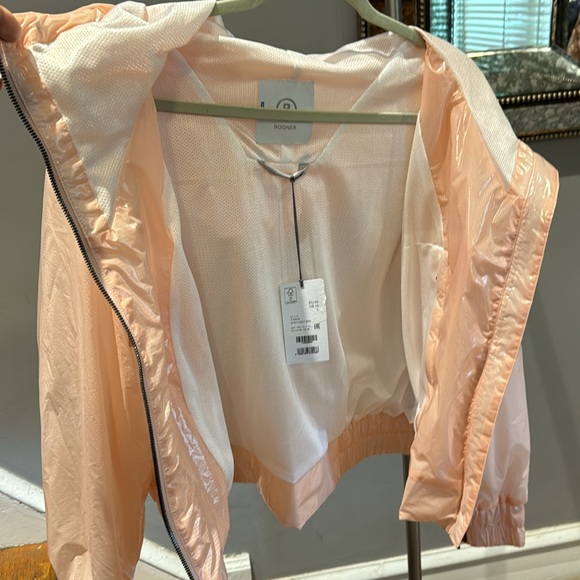Bogner Tania short peach jacket with drawstring hood sizes M/8, L/10 - Picture 12 of 13